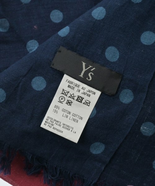 Y's（ワイズ）ストール 紺 サイズ:- レディース/2200659468079