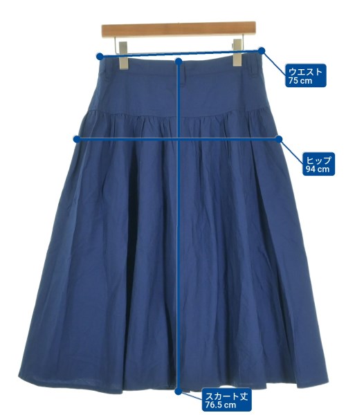 Y's（ワイズ）ひざ丈スカート 青 サイズ:2(S位) レディース/2200659478146