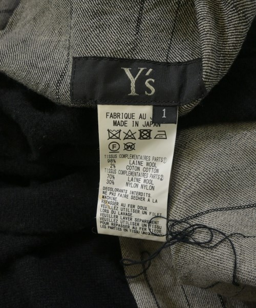 Y's（ワイズ）ワンピース 黒 サイズ:1(XS位) レディース/2200659750013