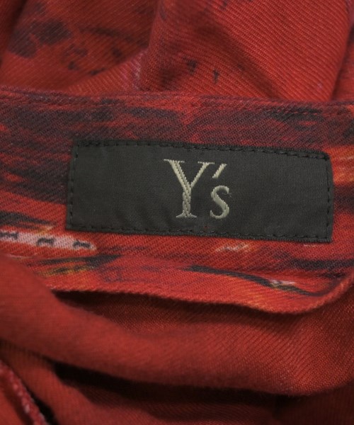 Y's（ワイズ）ロング・マキシ丈スカート 赤 サイズ:1(XS位) レディース/2200659750075