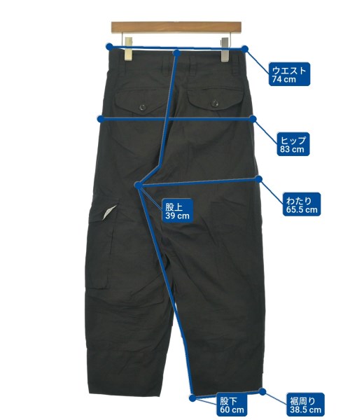 Y's（ワイズ）カーゴパンツ 黒 サイズ:1(XS位) レディース/2200660267371