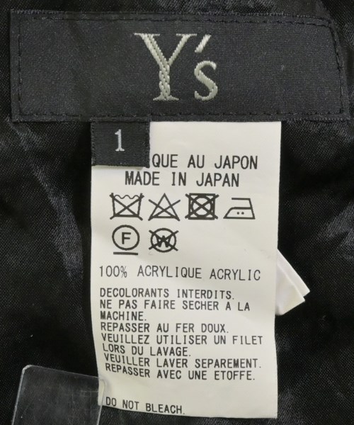 Y's（ワイズ）ワンピース 黒 サイズ:1(XS位)/1(XS位) レディース/2200660267449