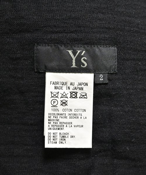 Y's（ワイズ）クロップドパンツ 黒 サイズ:2(S位) レディース/2200656737031