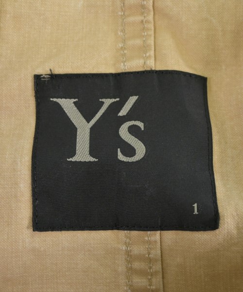 Y's（ワイズ）カジュアルジャケット ベージュ サイズ:1(XS位) レディース/2200661601051