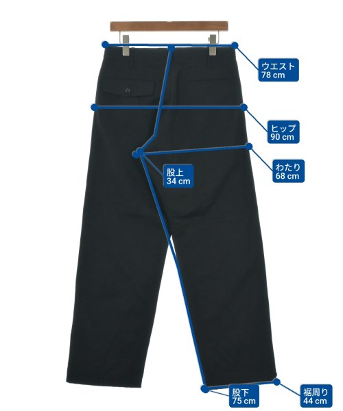 Y's（ワイズ）スラックス 黒 サイズ:3(M位) メンズ/2200659400895