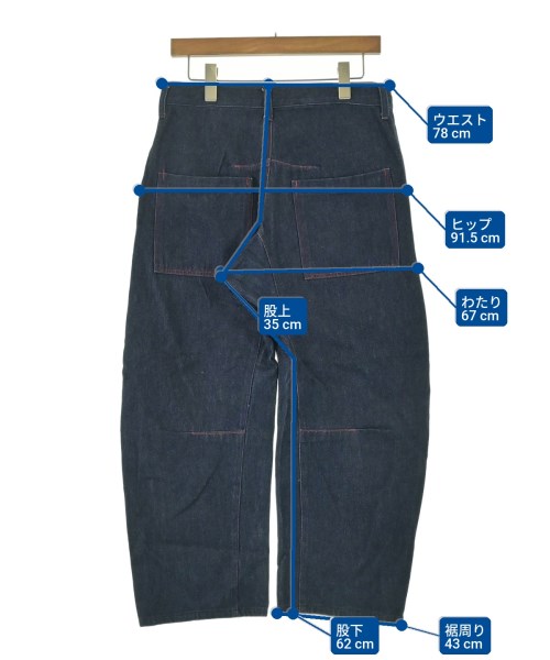 Y's（ワイズ）デニムパンツ 紺 サイズ:1(XS位) レディース/2200662144021