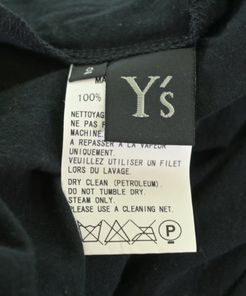 Y's（ワイズ）Tシャツ・カットソー 黒 サイズ:2(S位) レディース/2200708177037
