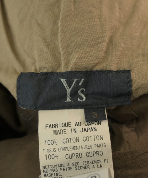Y's（ワイズ）カジュアルジャケット 茶 サイズ:3(M位) メンズ/2200712998130