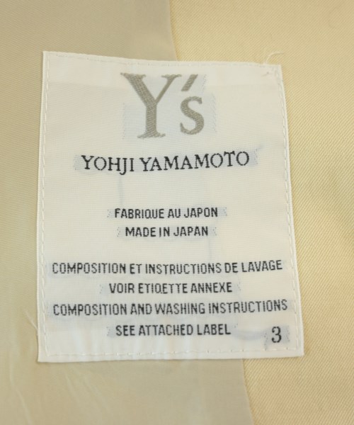 Y's（ワイズ）チェスターコート ベージュ サイズ:3(M位) レディース/2200713125054