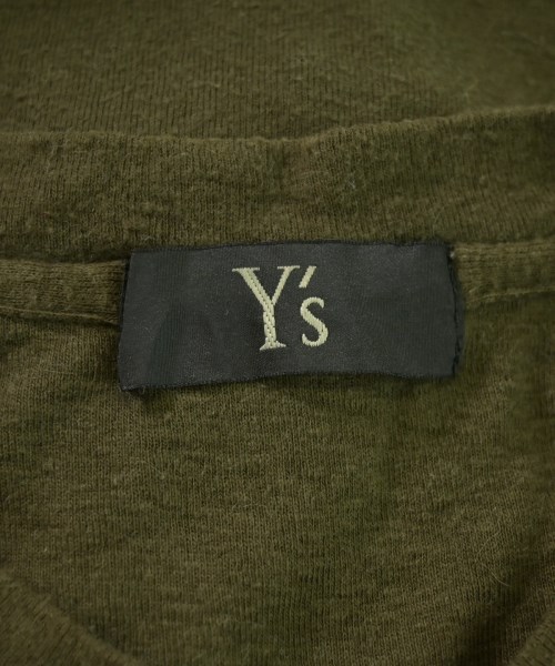 Y's（ワイズ）Tシャツ・カットソー カーキ サイズ:2(S位) メンズ/2200713383034