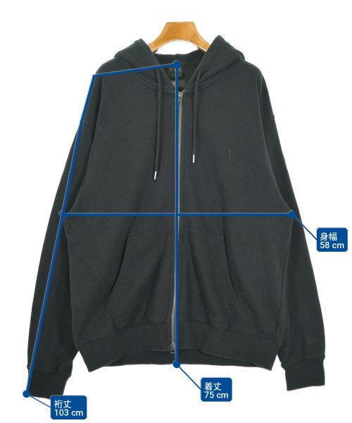 Y's（ワイズ）パーカー 黒 サイズ:XL レディース/2200713611069
