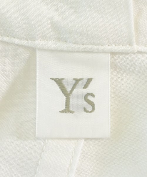 Y's（ワイズ）シャツワンピース 白 サイズ:1(XS位) レディース/2200714521015