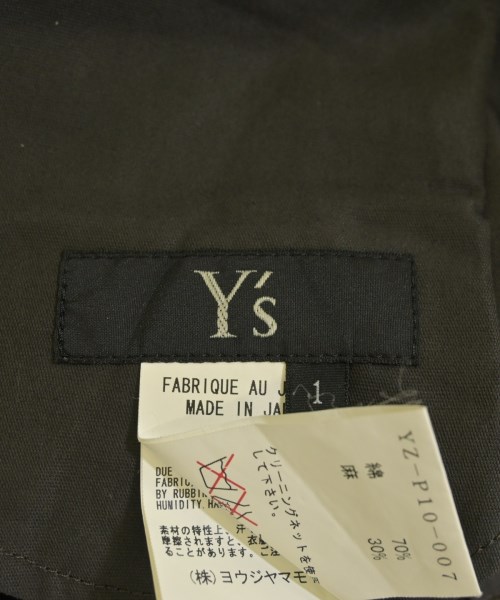 Y's（ワイズ）その他 グレー サイズ:1(XS位) レディース/2200715765203