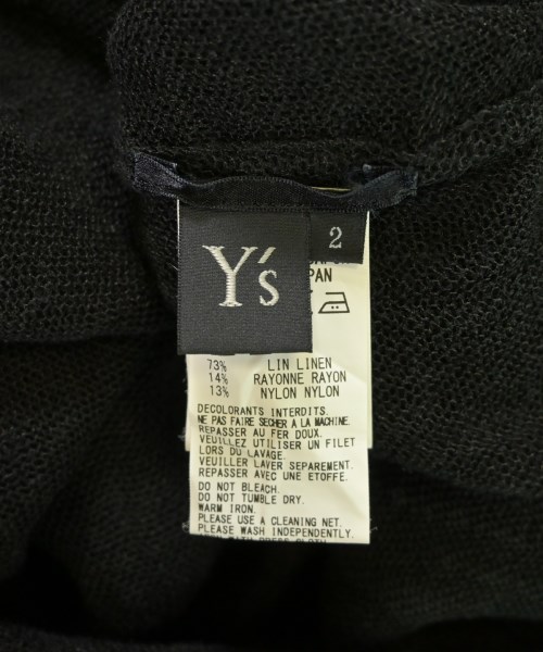 Y's（ワイズ）カジュアルシャツ 黒 サイズ:2(S位) レディース/2200712252249