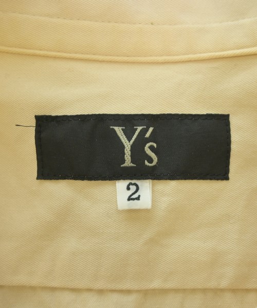 Y's（ワイズ）カジュアルシャツ ベージュ サイズ:2(S位) メンズ/2200716798026