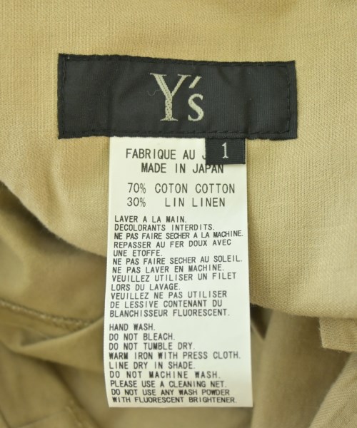Y's（ワイズ）その他 ベージュ サイズ:1(XS位) レディース/2200717094035