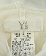 Y's（ワイズ）ベスト/ノースリーブ 白 サイズ:2(S位) レディース/2200718172145