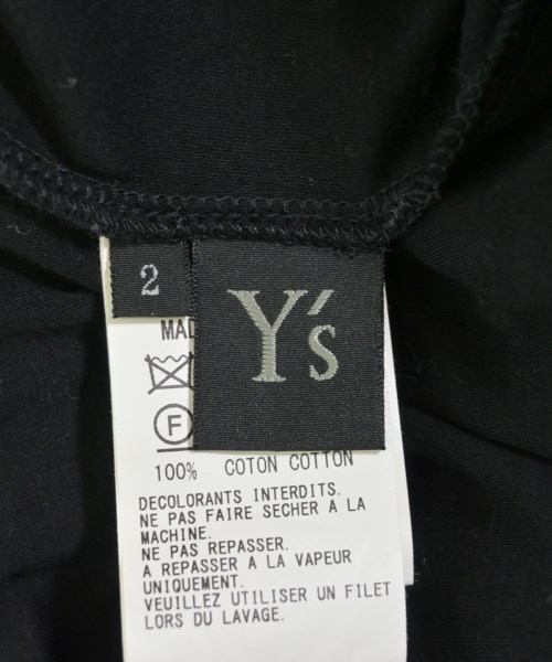 Y's（ワイズ）Tシャツ・カットソー 黒 サイズ:2(S位) レディース/2200719200038