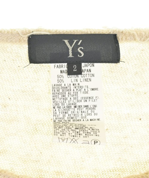 Y's（ワイズ）Tシャツ・カットソー ベージュ サイズ:2(S位) レディース/2200719311024
