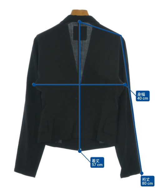 Y's（ワイズ）ジャケット 黒 サイズ:-(M位) レディース/2200645015072