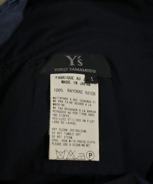Y's（ワイズ）その他 紺 サイズ:1(XS位) レディース/2200646341026