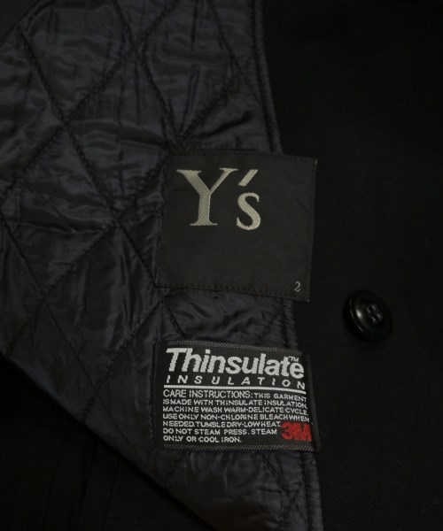 Y's（ワイズ）チェスターコート 黒 サイズ:2(S位) レディース/2200646874012