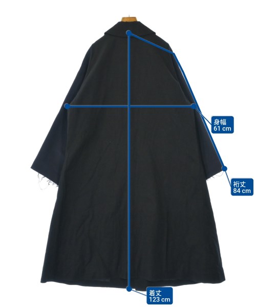 Y's（ワイズ）チェスターコート 黒 サイズ:2(S位) レディース/2200646874012