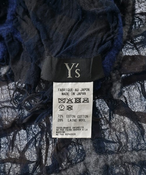 Y's（ワイズ）ストール 紺 サイズ:- レディース/2200646874043
