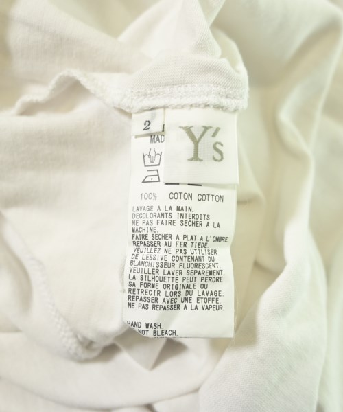 Y's（ワイズ）Tシャツ・カットソー 白 サイズ:2(S位) レディース/2200636346062