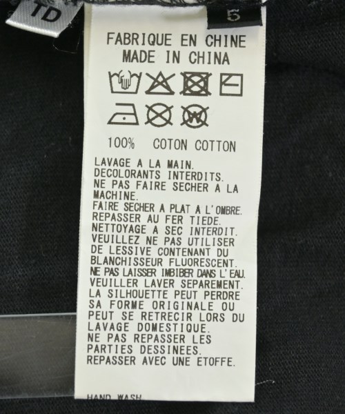 Y's（ワイズ）Tシャツ・カットソー 黒 サイズ:XXL メンズ/2200647086018