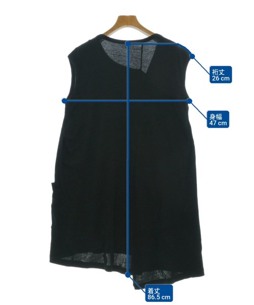 Y's（ワイズ）ノースリーブ 黒 サイズ:2(S位) レディース/2200639673035