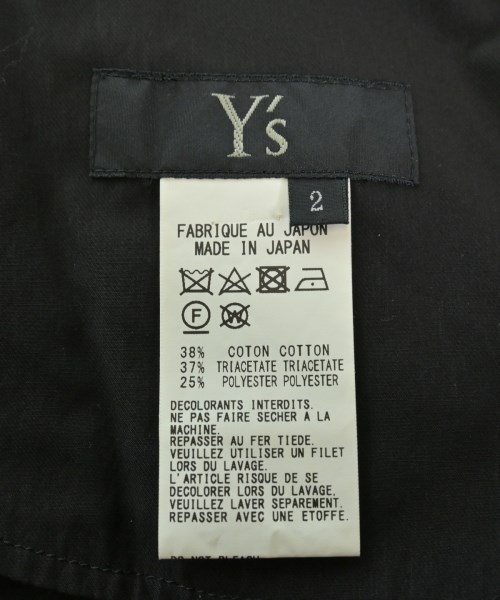 Y's（ワイズ）ワンピース 黒 サイズ:2(S位) レディース/2200645103076
