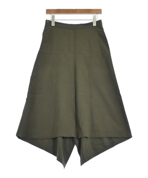 Y's(ワイズ)ロング・マキシ丈スカート 緑 サイズ:1(XS位)/2200648329114