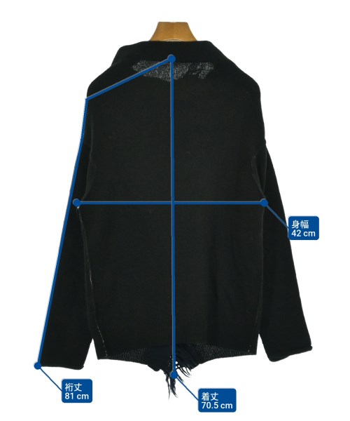 Y's（ワイズ）カーディガン 黒 サイズ:2(S位) レディース/2200648961079