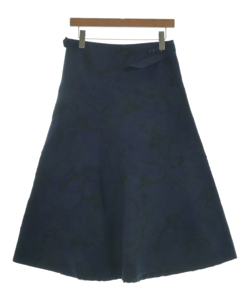 Y's（ワイズ）ひざ丈スカート 紺 サイズ:1(XS位) レディース/2200649111237
