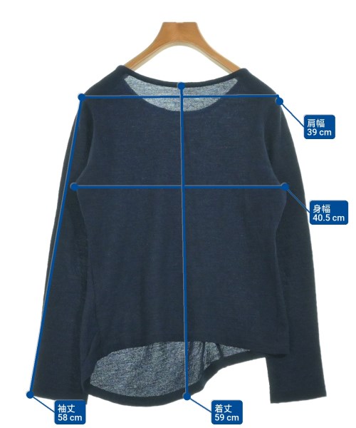 Y's（ワイズ）Tシャツ・カットソー 紺 サイズ:2(S位) レディース/2200634071041