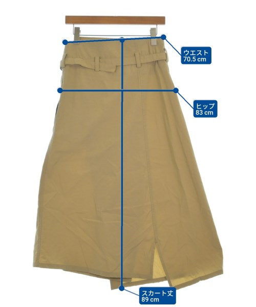 Y's（ワイズ）ひざ丈スカート ベージュ サイズ:1(XS位) レディース/2200651898041