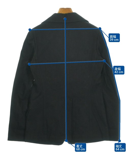 Y's（ワイズ）カジュアルジャケット 黒 サイズ:1(XS位) レディース/2200653075044