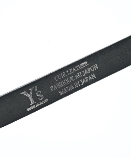 Y's（ワイズ）ベルト 黒 サイズ:- レディース/2200645928754