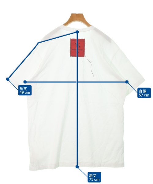 Y's（ワイズ）Tシャツ・カットソー 白 サイズ:4(L位) レディース/2200653403052