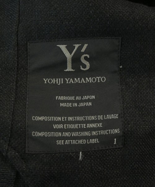 Y's（ワイズ）カジュアルジャケット 黒 サイズ:1(XS位) レディース/2200653591070