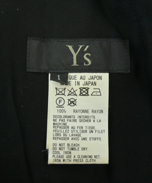 Y's（ワイズ）その他 黒 サイズ:1(XS位) レディース/2200642663054