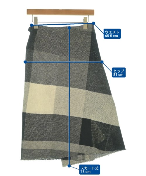 Y's（ワイズ）ロング・マキシ丈スカート 黒 サイズ:3(M位) レディース/2200648144076