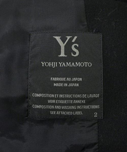 Y's（ワイズ）カジュアルジャケット 黒 サイズ:2(S位) レディース/2200702425011
