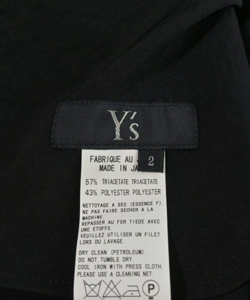 Y's（ワイズ）ワンピース 黒 サイズ:2(S位) レディース/2200704378018