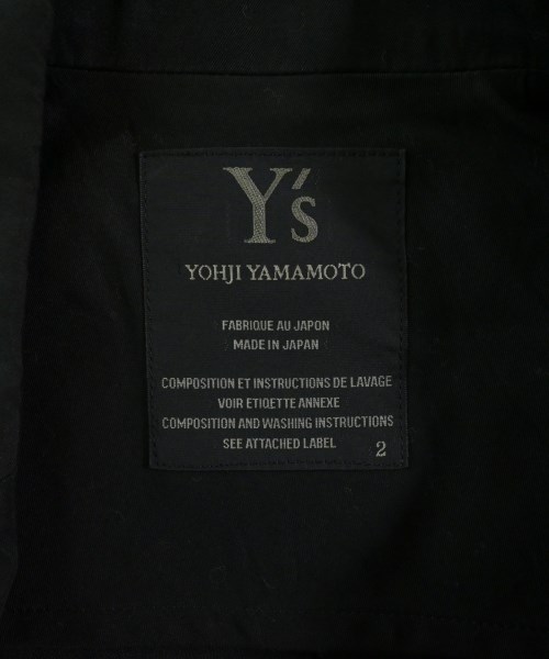 Y's（ワイズ）カジュアルジャケット 黒 サイズ:2(S位) レディース/2200702311017