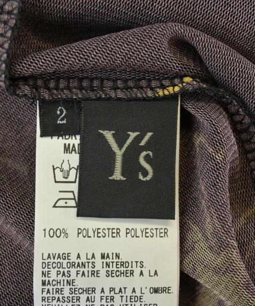 Y's（ワイズ）Tシャツ・カットソー 黒 サイズ:2(S位) レディース/2200706087062