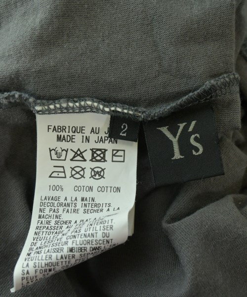 Y's（ワイズ）Tシャツ・カットソー グレー サイズ:2(S位) レディース/2200699936057