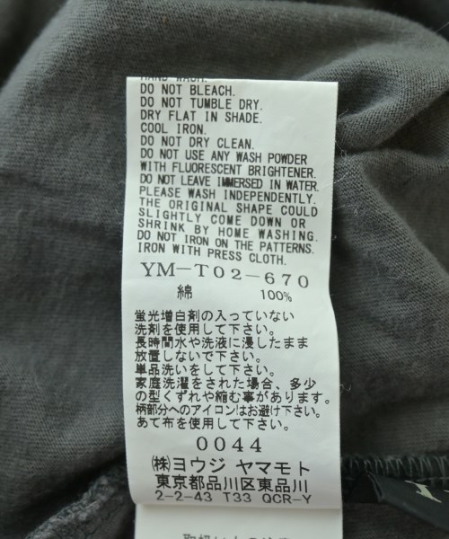 Y's（ワイズ）Tシャツ・カットソー グレー サイズ:2(S位) レディース/2200699936057