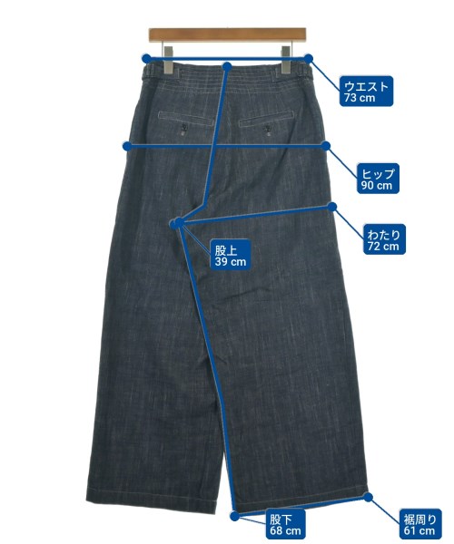 Y's（ワイズ）デニムパンツ 紺 サイズ:1(XS位) レディース/2200709120056